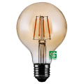 New Arrival G80 Global Lamp 8 Watt Filament LED E27 Clear Glass Edison Lighting Lamp